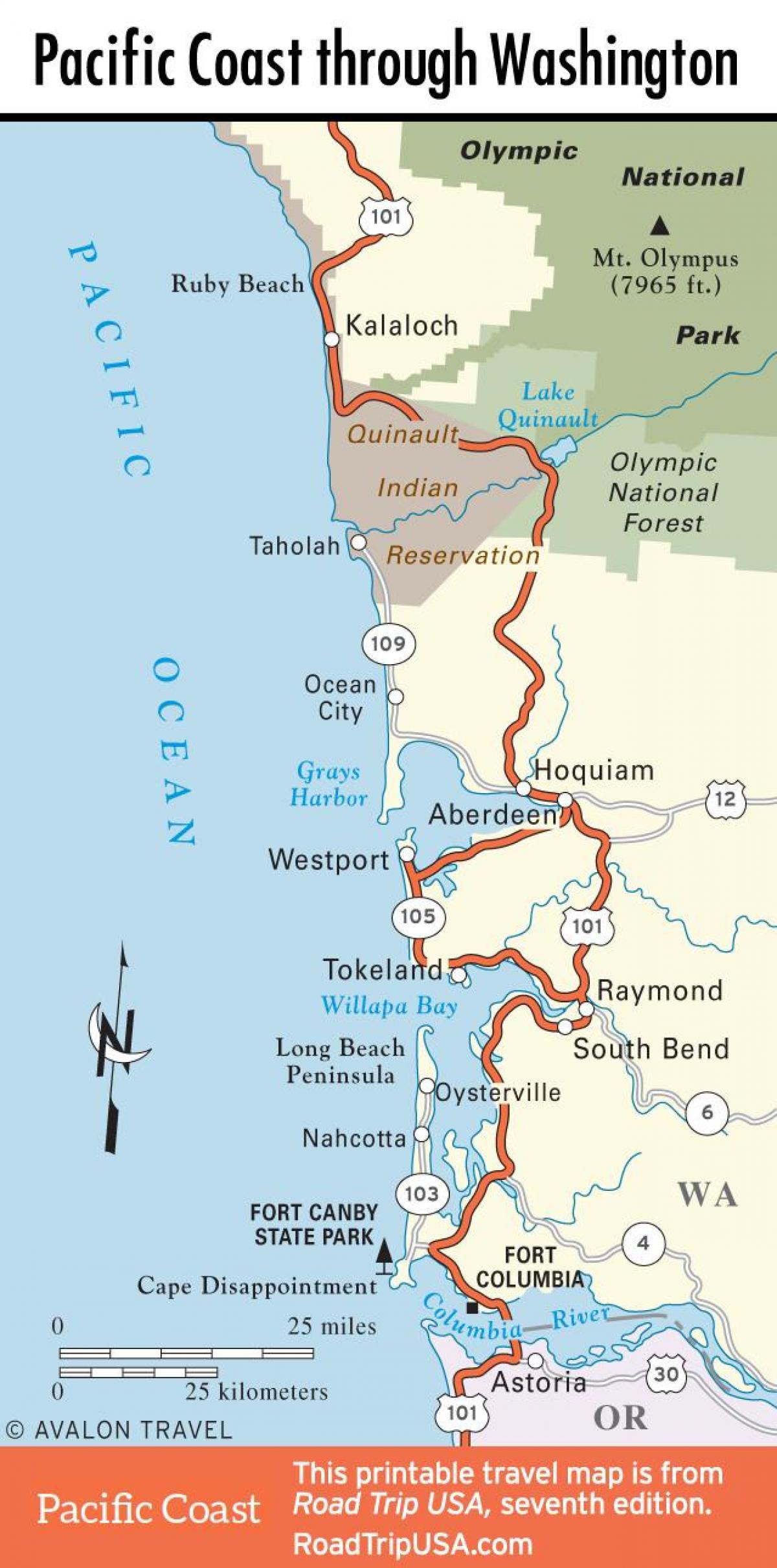 San Francisco rannikko kartta
