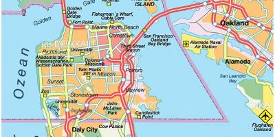 Kartta San Francisco county