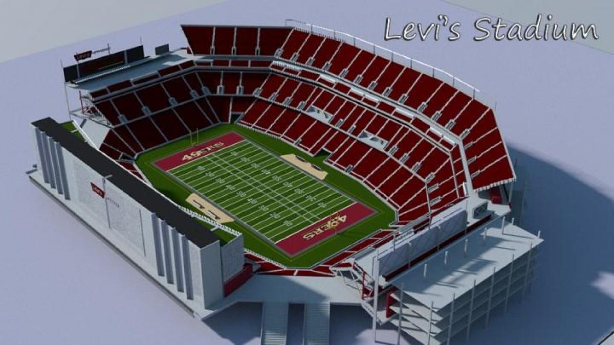 levi ' s stadium 3d-kartta