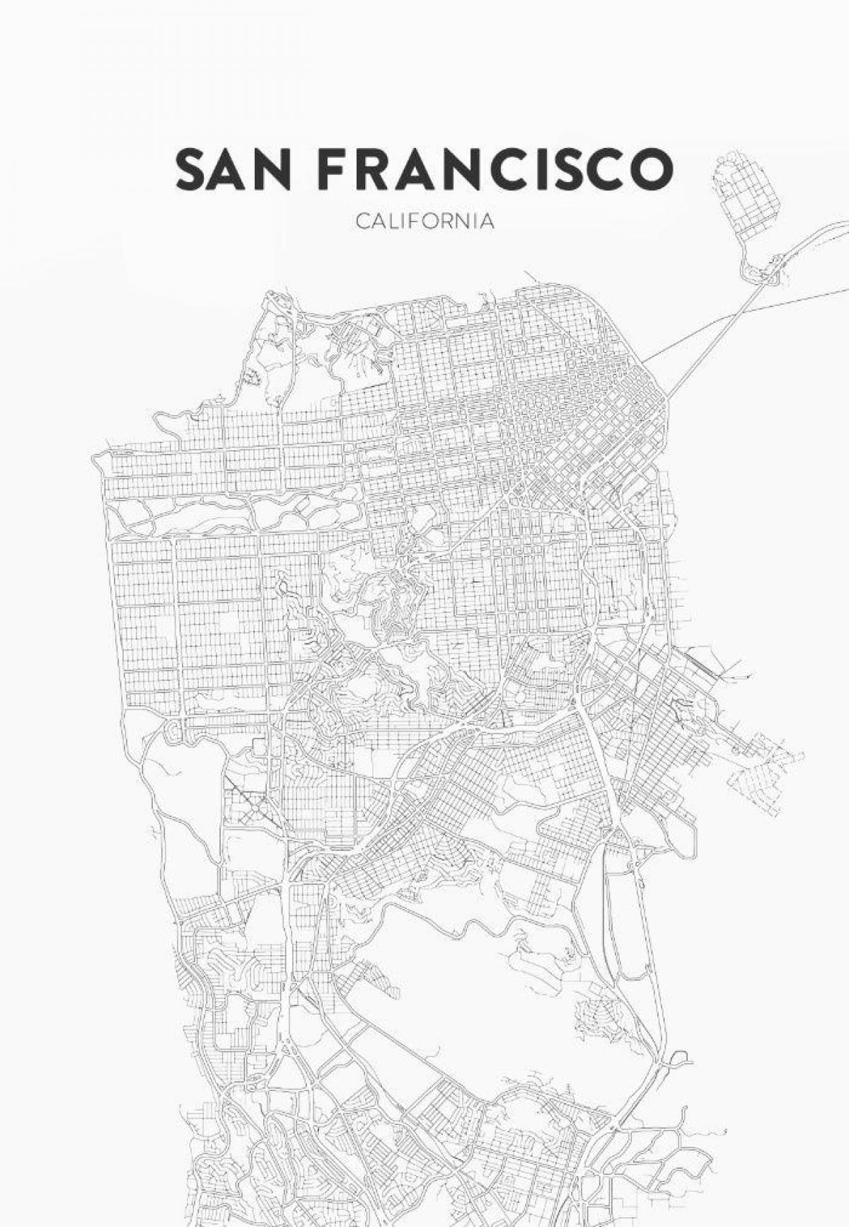 tulosta kartta San Francisco