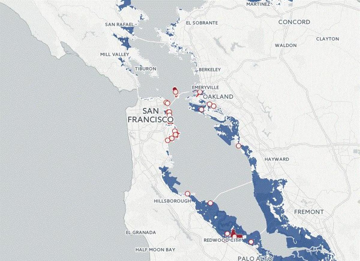 Kartta San Francisco tulva