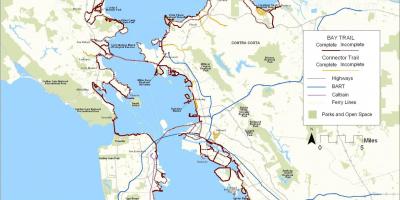 San Francisco bay trail kartta