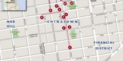 Kartta chinatown San Francisco