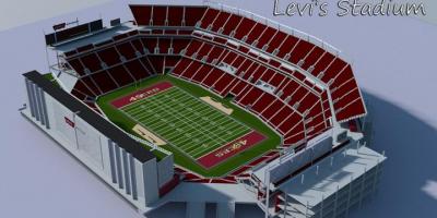 Levi ' s stadium 3d-kartta