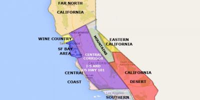 San Francisco california kartta