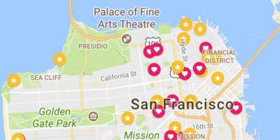 Kartta San Francisco financial district