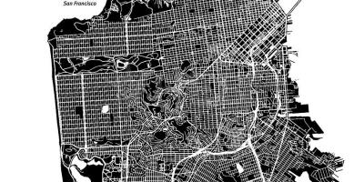 Kartta San Francisco vektori