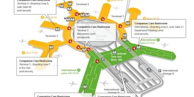 SFO terminaali 3 portti kartta