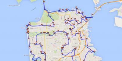 Kartta San Francisco pokemon