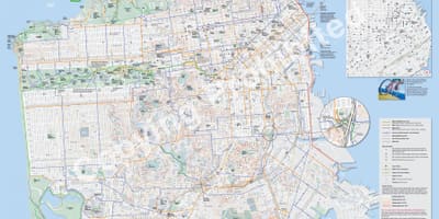 Kartta San Francisco polkupyörä
