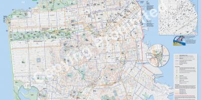 Kartta San Francisco polkupyörä
