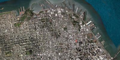 Kartta San Francisco satelliitti