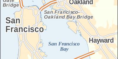 Kartta San Francisco sillat
