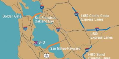 Tietullit San Francisco kartta