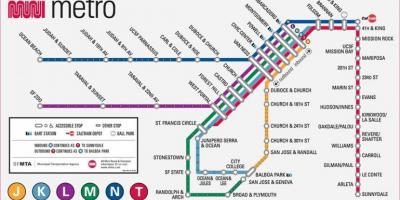 San Fran metro kartta