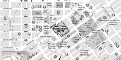 Kartta westfield San Francisco